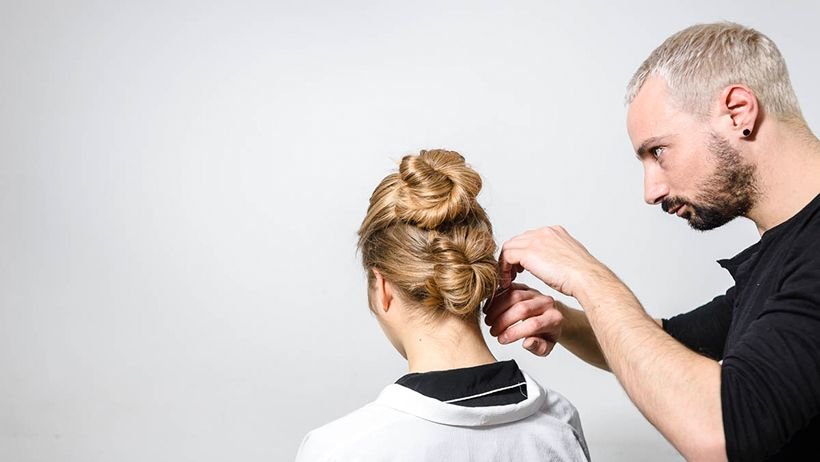 Ilustração do Tutorial Double Top Knot Kérastase